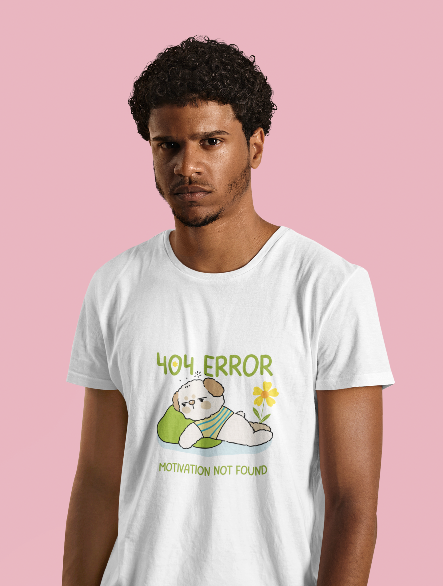 White Typography Tee