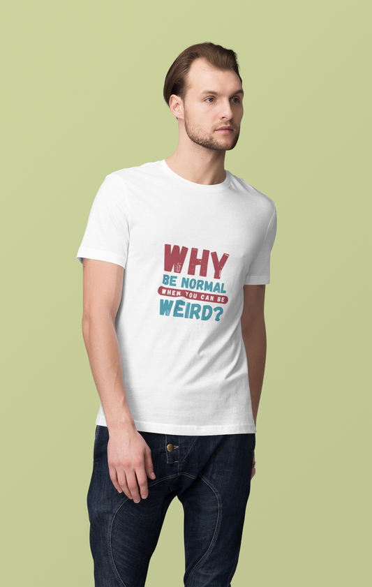 White Retro Print Tee