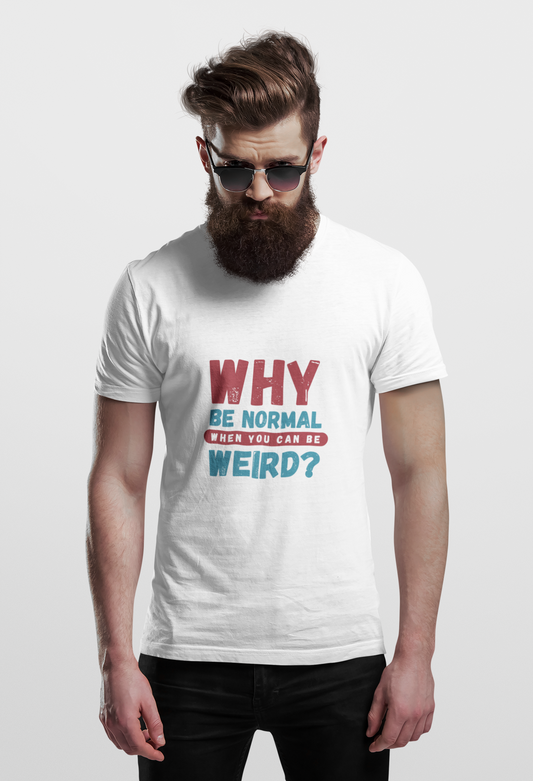 White Retro Print Tee